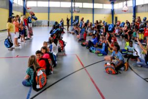 Boys & Girls Club Backpack Distribution