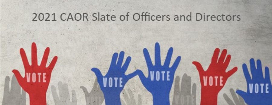 2021 Proposed Slate of Officers and Directors