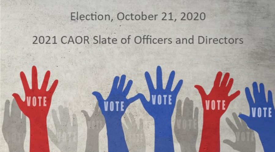 2021 Proposed Slate of Officers and Directors