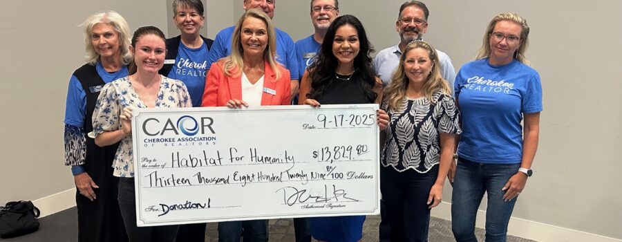 Cherokee Association Leadership with Habitat for Humanity
